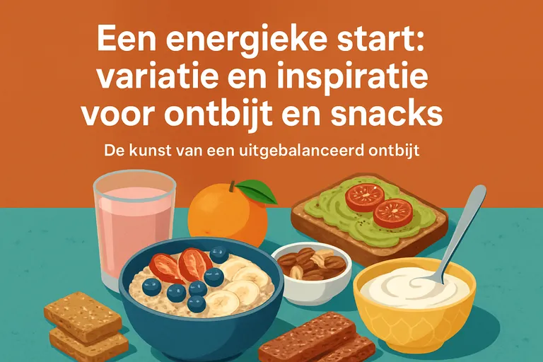 Een energieke start: variatie en inspiratie voor ontbijt en snacks